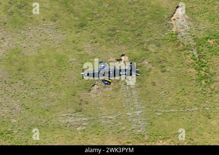 ZM332 - Royal Air Force Beech T-6C Texan T1 al Mach Loop Foto Stock