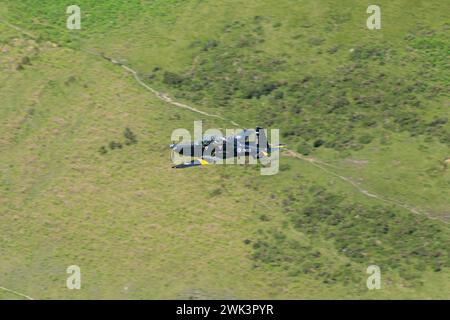 ZM323 - Royal Air Force Beech T-6C Texan T1 al Mach Loop Foto Stock