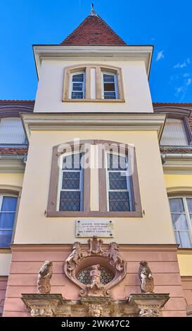 Colmar, Francia - 21 settembre 2022: Il luogo di nascita di Auguste Bartholdi Foto Stock