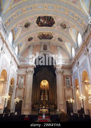 Altare, Igreja Paroquial de São Nicolau e São Julião, Chiesa di San Nicola, Lisbona, Lisboa, Lissabon, Lisszabon, Portogallo Foto Stock