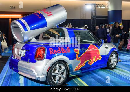Auto promozionale Red Bull al Canada International AutoShow, Toronto, Canada Foto Stock