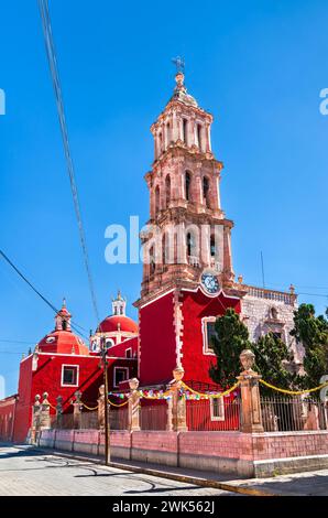 Parrocchia di San Filippo Apostolo a San Felipe Torres Mochas - Guanajuato, Messico Foto Stock