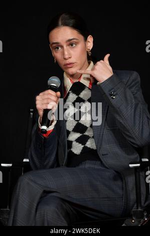 Valentina Belle Italien bei der Präsentation der 27. European Shooting Stars 2024 auf der Berlinale 2024 / 74. Internationale Filmfestspiele Berlin im Mövenpick Hotel. Berlino, 18.02.2024 *** Valentina Belle Italia alla presentazione delle 27 stelle del tiro europee 2024 al Berlinale 2024 74 Berlin International Film Festival presso il Mövenpick Hotel Berlin, 18 02 2024 foto:XC.xNiehausx/xFuturexImagex shooting Stars 4210 Foto Stock