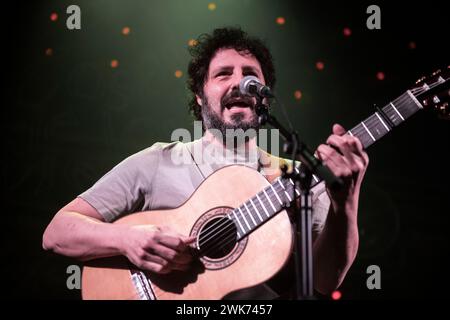 El Kanka si esibisce a la Paloma, Barcellona, 15 febbraio 2024. Fotografo: ALE Espaliat Foto Stock