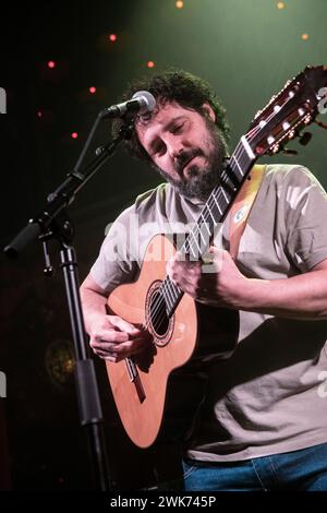 El Kanka si esibisce a la Paloma, Barcellona, 15 febbraio 2024. Fotografo: ALE Espaliat Foto Stock