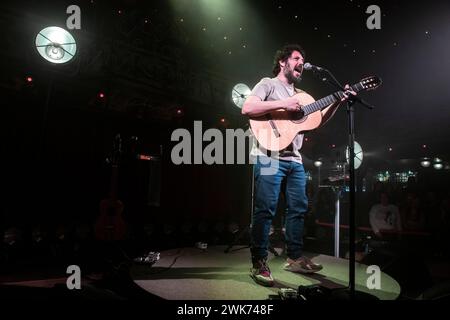 El Kanka si esibisce a la Paloma, Barcellona, 15 febbraio 2024. Fotografo: ALE Espaliat Foto Stock