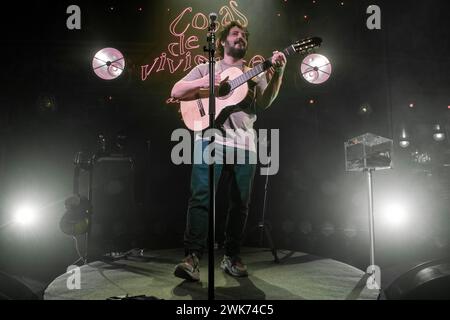 El Kanka si esibisce a la Paloma, Barcellona, 15 febbraio 2024. Fotografo: ALE Espaliat Foto Stock