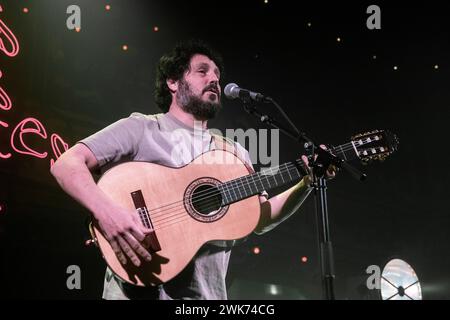 El Kanka si esibisce a la Paloma, Barcellona, 15 febbraio 2024. Fotografo: ALE Espaliat Foto Stock