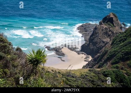 Spirits Bay, Capo Reinga, Northland, Isola del Nord, nuova Zelanda Foto Stock