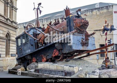 Steampunk, Oamaru, Bezirk Waitaki, Otago, Neuseeland Foto Stock