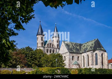 Bilder aus der Landeshauptstadt Magdeburg Foto Stock