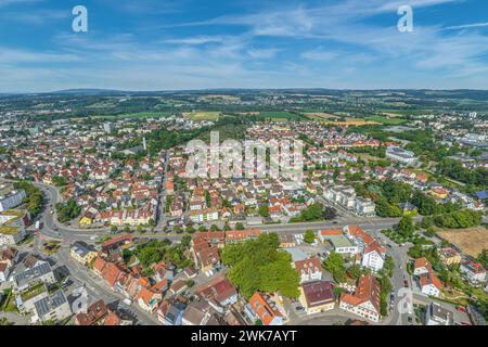 Veduta della città universitaria di Weingarten vicino a Ravensburg, nell'alta Svevia Foto Stock