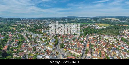 Veduta della città universitaria di Weingarten vicino a Ravensburg, nell'alta Svevia Foto Stock