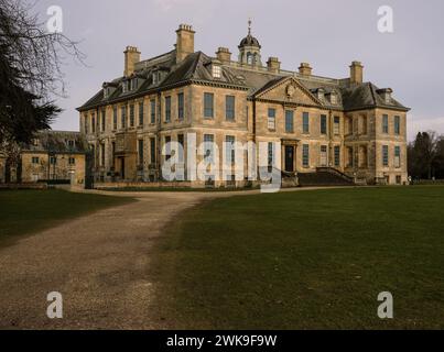 Belton House, lincolnshire - 24 gennaio 2024: Belton House cammina in inverno in Inghilterra Foto Stock