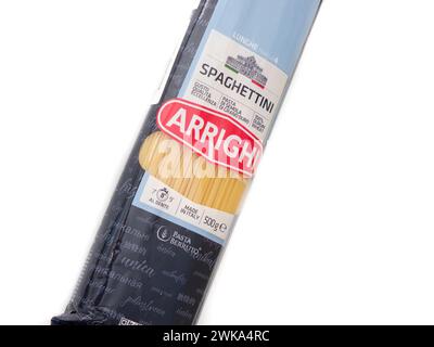 Spaghetti DI pasta ARRIGHI. Foto Stock