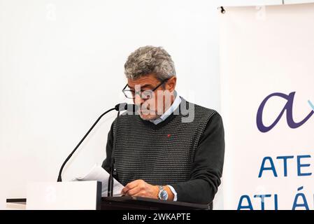 Vigo, Spagna. 30 novembre. 2023. Yolanda Díaz. Secondo vicepresidente e ministro del lavoro e dell'economia sociale. Crediti: Xan Gasalla/Alamy Live News. Foto Stock