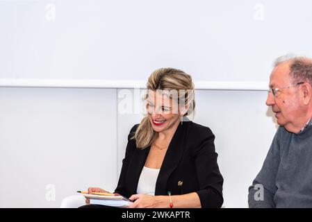 Vigo, Spagna. 30 novembre. 2023. Yolanda Díaz. Secondo vicepresidente e ministro del lavoro e dell'economia sociale. Crediti: Xan Gasalla/Alamy Live News. Foto Stock