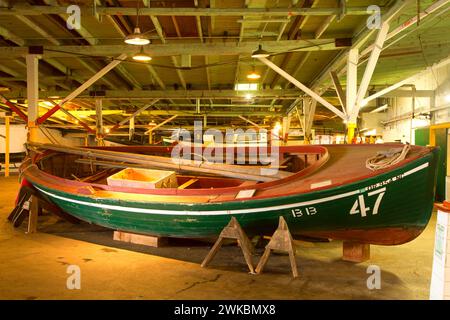 Gillnetter, Hanthorn Cannery Museum, Astoria, Oregon Foto Stock