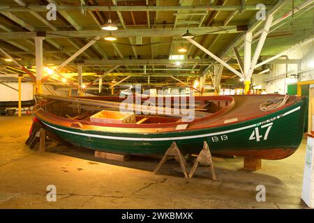 Gillnetter, Hanthorn Cannery Museum, Astoria, Oregon Foto Stock