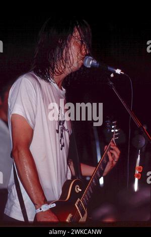 I FOO FIGHTERS hanno eseguito uno dei loro primi spettacoli dal vivo al Roxy di W. Hollywood, CA USA il 27 luglio 1995. Crediti: Kevin Estrada / MediaPunch Foto Stock