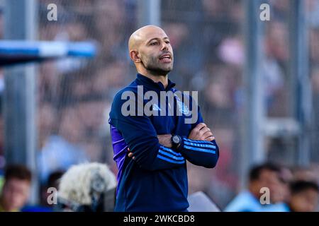 San Juan, Argentina. 26 maggio 2023. Estadio San Juan San Juan, Argentina - maggio 26: Capo allenatore dell'Argentina Javier Mascherano durante la Coppa del mondo FIFA U-20 Argentina 2023 gruppo A partita tra nuova Zelanda e Argentina all'Estadio San Juan del Bicentenario il 26 maggio 2023 a San Juan, Argentina. (Foto di Sports Press Photo) (Eurasia Sport Images/SPP) credito: SPP Sport Press Photo. /Alamy Live News Foto Stock