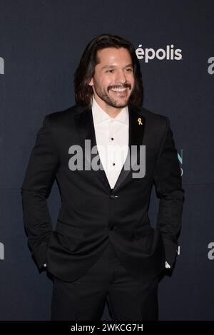 19 febbraio 2024, città del Messico, Ciudad de Mexico, Messico: 19 febbraio, 2024, città del Messico, Messico: Shahar Isaac frequenta il Red carpet della serie TV scelta stagione 4 in anteprima a Cinepolis Miyana. Il 19 febbraio 2024, città del Messico, Messico. (Credit Image: © Carlos Tischler/eyepix via ZUMA Press Wire) SOLO PER USO EDITORIALE! Non per USO commerciale! Foto Stock