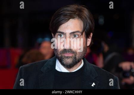 Berlino, Germania. 19 febbraio 2024. Jason Schwartzman partecipa alla premiere Yeohaengjaui pilyo (A Traveler's Need) durante il 74° Berlinale International Film Festival di Berlino al Grand Hyatt Hotel di Berlino, in Germania, il 19 febbraio 2024. Foto di Aurore Marechal/ABACAPRESS.COM credito: Abaca Press/Alamy Live News Foto Stock