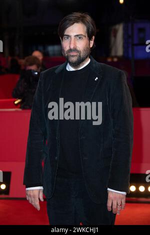 Berlino, Germania. 19 febbraio 2024. Jason Schwartzman partecipa alla premiere Yeohaengjaui pilyo (A Traveler's Need) durante il 74° Berlinale International Film Festival di Berlino al Grand Hyatt Hotel di Berlino, in Germania, il 19 febbraio 2024. Foto di Aurore Marechal/ABACAPRESS.COM credito: Abaca Press/Alamy Live News Foto Stock