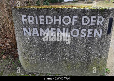 Vienna, Austria. Il Cimitero dei senza nome è un cimitero per i senzatetto nell'undicesimo distretto di Vienna, Simmering Foto Stock