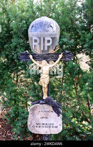 Vienna, Austria. Il Cimitero dei senza nome è un cimitero per i senzatetto nell'undicesimo distretto di Vienna, Simmering Foto Stock