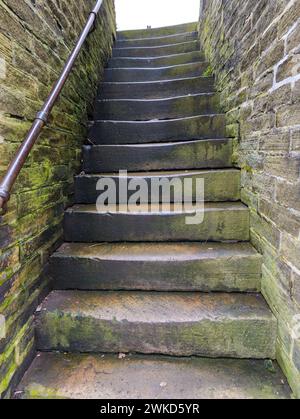 I vecchi passi di Halifax Foto Stock