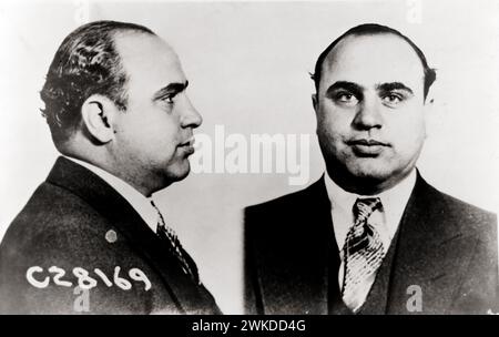 Al Capone Mug shot (1899-1947), gangster americano, 17 giugno 1931 Foto Stock