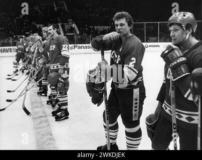 VIATCHESLAV FETISOV ex giocatore sovietico di hockey su ghiaccio nella squadra nazionale e nella CSKA Mosca.Fetisov è stato vicepresidente del comitato della Duma di Stato sulla cultura fisica,sport Foto Stock