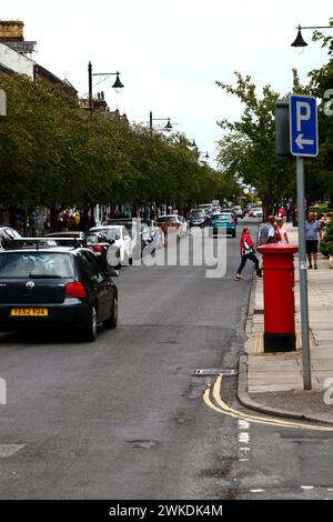 Vista dal Grove Ilkley Wharfedale Yorkshire Regno Unito Foto Stock