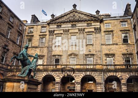 Regno Unito, Scozia, Edimburgo City Chambers Foto Stock