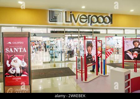 Merida Mexico, zona industriale, centro commerciale Galerias Merida, interni, grandi magazzini Liverpool, affari commerciali, mercanti e Foto Stock