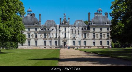 Il castello di Cheverny, usato per Moulinsart a tintin Foto Stock