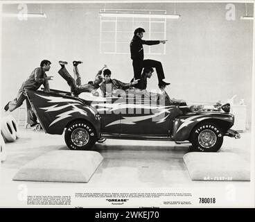 Poster del film "Grease" di Randal Kleiser. Museo: COLLEZIONE PRIVATA. Autore: Alan Pappe. Foto Stock