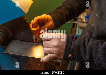 26 gennaio 2023 Italia, Sardegna, Sassari - fabbrica di fumatori di Massimiliano Spanu Foto Stock