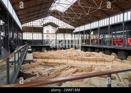 El Born Center for Culture and Memory, Plaza Comercial, Barcellona, Catalogna, Spagna. Foto Stock