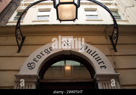 The George and Vulture Restaurant, City of London, Londra, Regno Unito Foto Stock