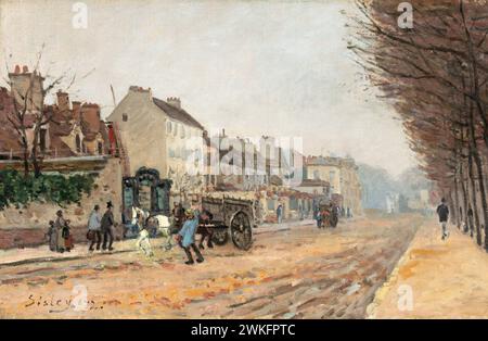 Alfred Sisley. Boulevard Héloise, Argenteuil, 1872. Foto Stock