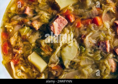 Zuppa olandese di crauti della Pennsylvania Foto Stock