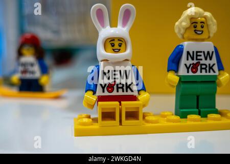 Il negozio LEGO nel Flatiron District, New York City, USA 2024 Foto Stock