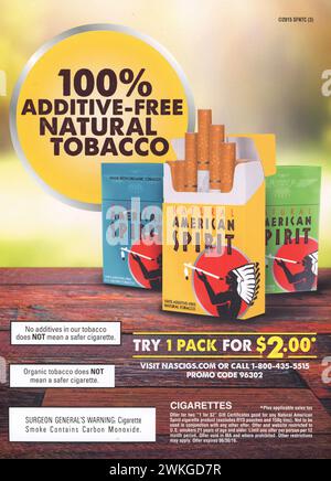 Rivista vintage "Playboy" settembre 2015 Advert, USA Foto Stock