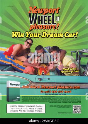 Rivista vintage "Playboy" settembre 2015 Advert, USA Foto Stock