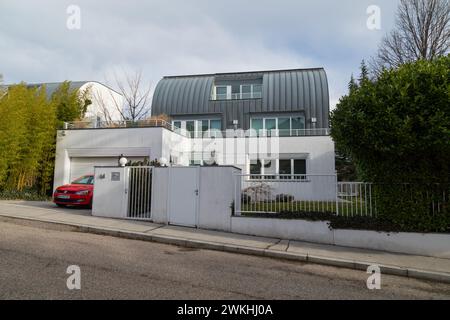 Suburban town house in Grinzing (XIX ) distretto di Vienna, Austria, l'Europa. Foto Stock