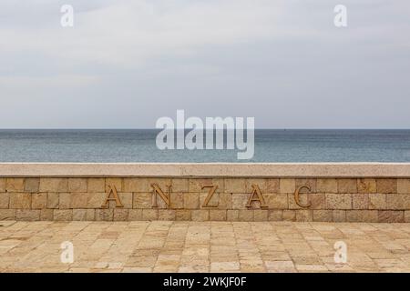 Memoriale Anzac e spiagge dello sbarco a Gallipoli, Turchia Foto Stock