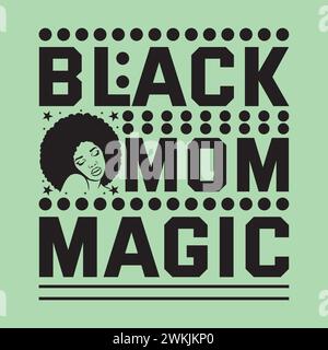 T-shirt per la Festa della mamma con design tipografico Illustrazione Vettoriale