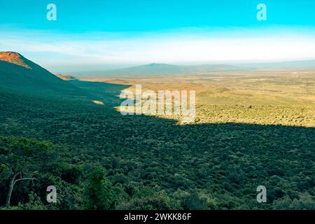 Vista spettacolare della Rift Valley vista da Naivasha, Kenya Foto Stock